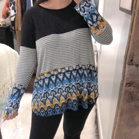 Egs size large multicolor top - Picture 1 of 6